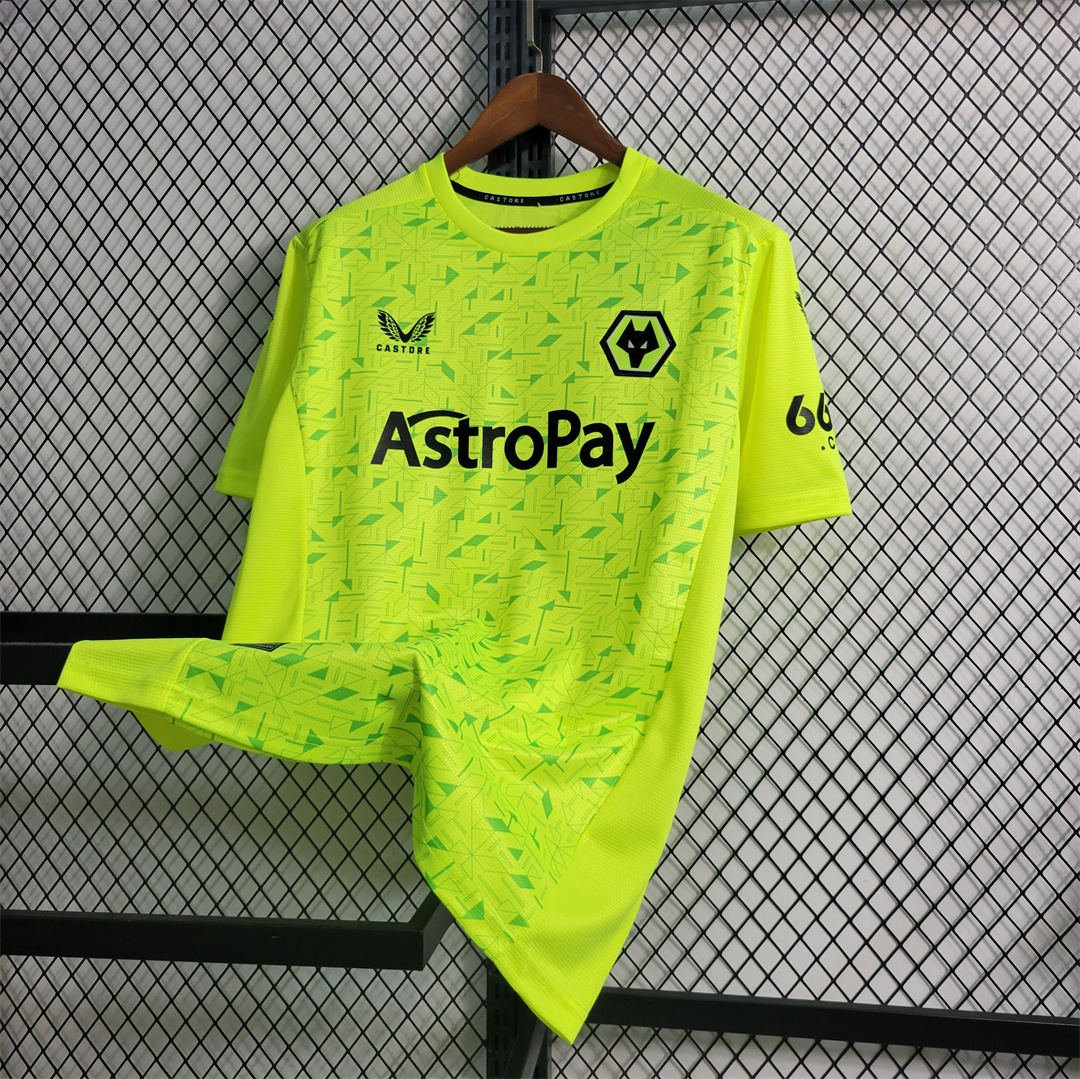 Wolverhampton Wanderers Wolves 23-24 Away Goalkeeper Jersey - Fans Version