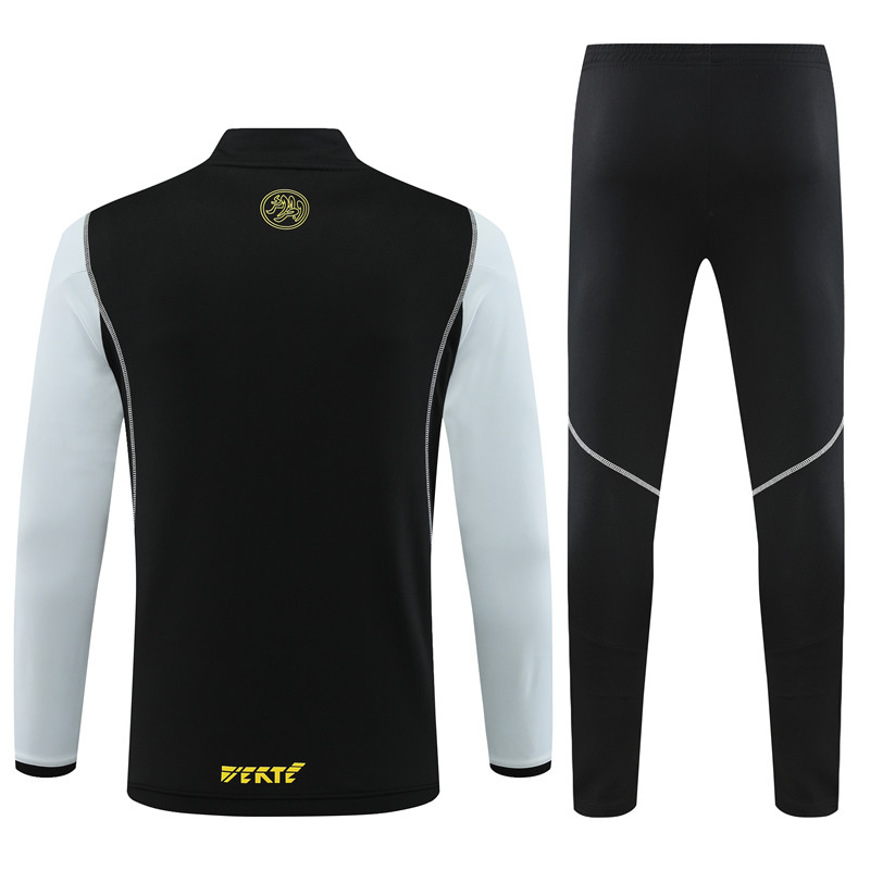 Algeria 23-24 Long Sleeve Training Set -Black and White