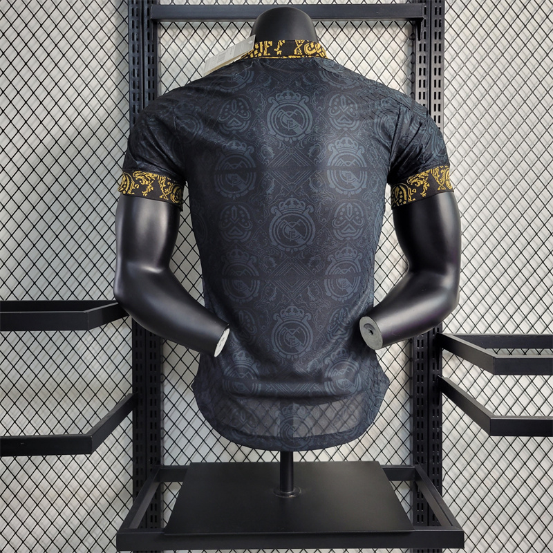 23/24 Real Madrid Away Stadium Jersey Black - Player Version