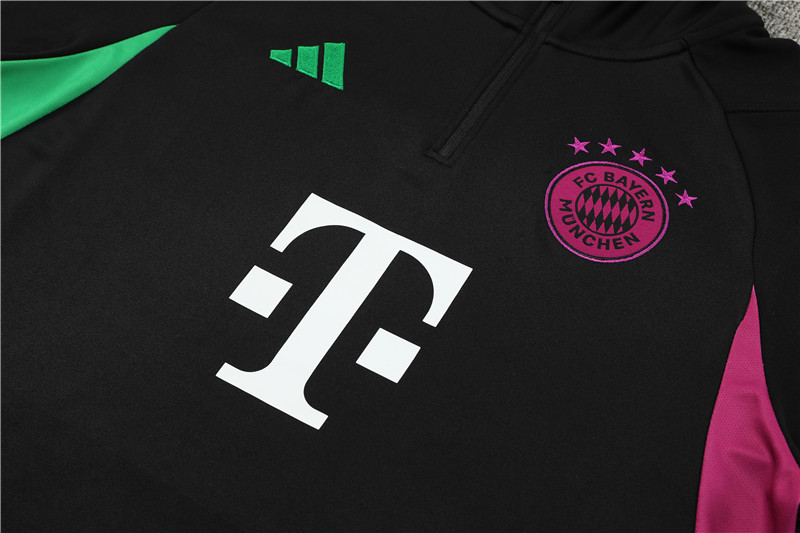 Bayern Munich 23-24 Kids Long Sleeve Training Set Black