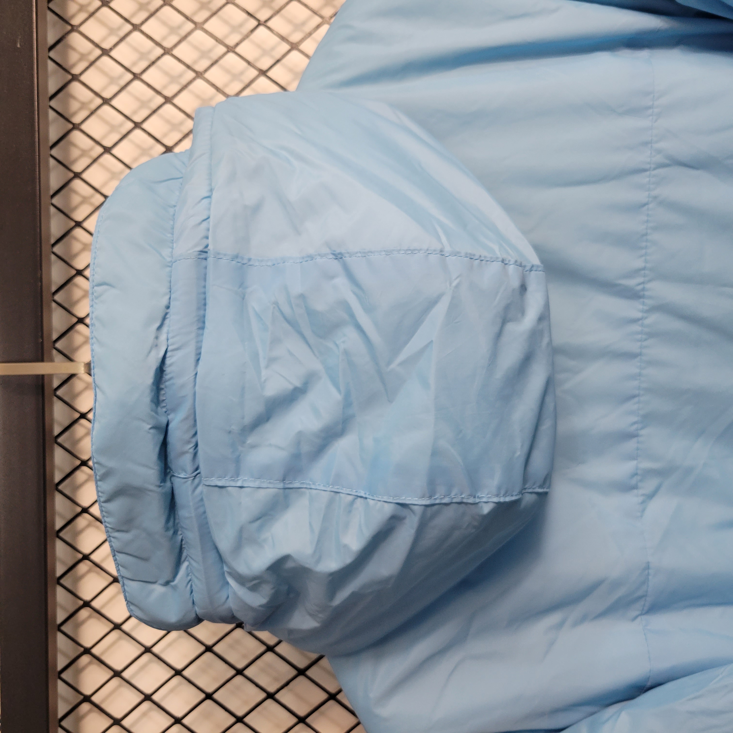 Manchester City 23-24 Men's Hooded Thermal Cotton Jacket - Blue