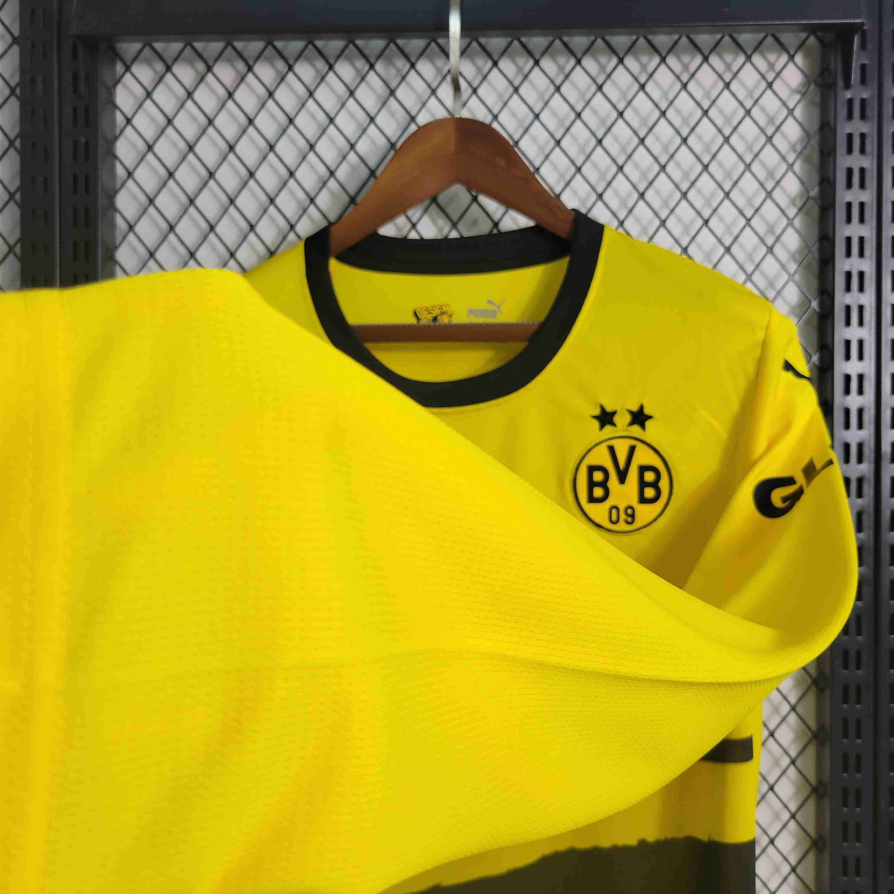 Dortmund 23/24 Home Home Long Sleeve Jersey - Fans Version