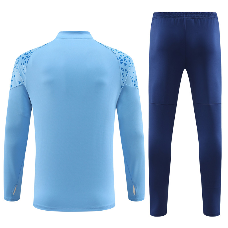 Manchester City 23-24 Long Sleeve Training Set -Light Blue