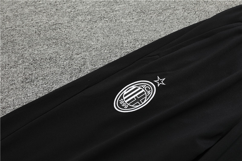 AC Milan 23-24 Kids Long Sleeve Training Set Black