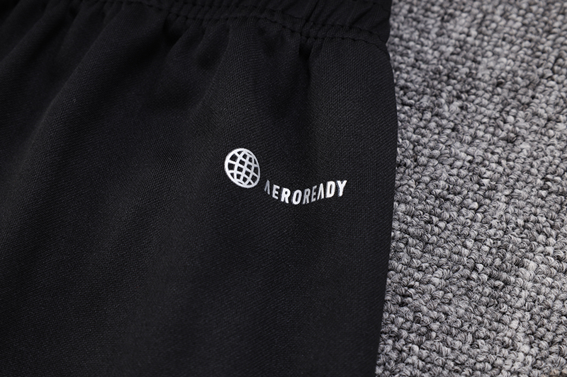 Manchester United 23-24 Kids Long Sleeve Training Set Black and Red