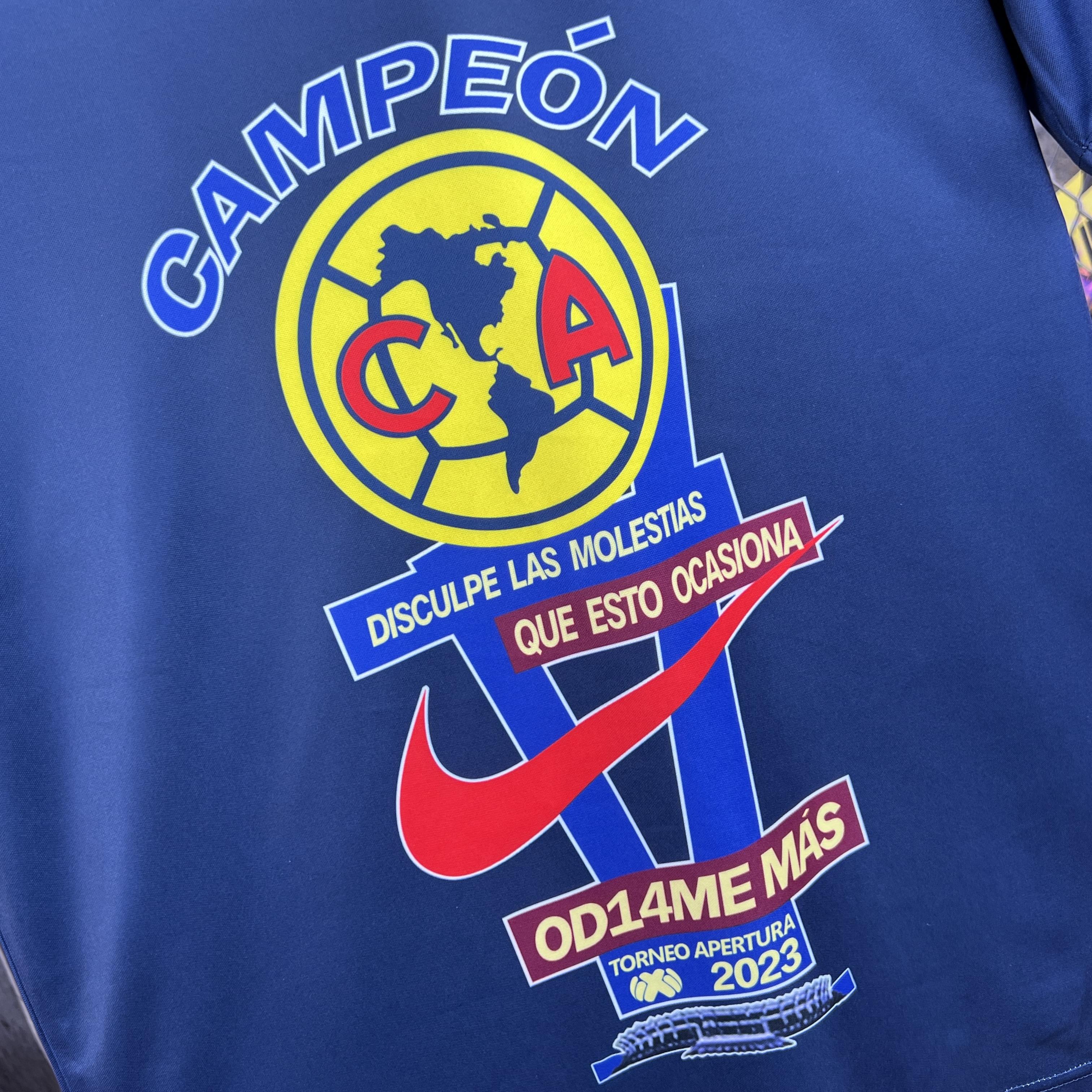 América 23-24 Champion Commemorative Edition Jersey - Fans Version - Blue