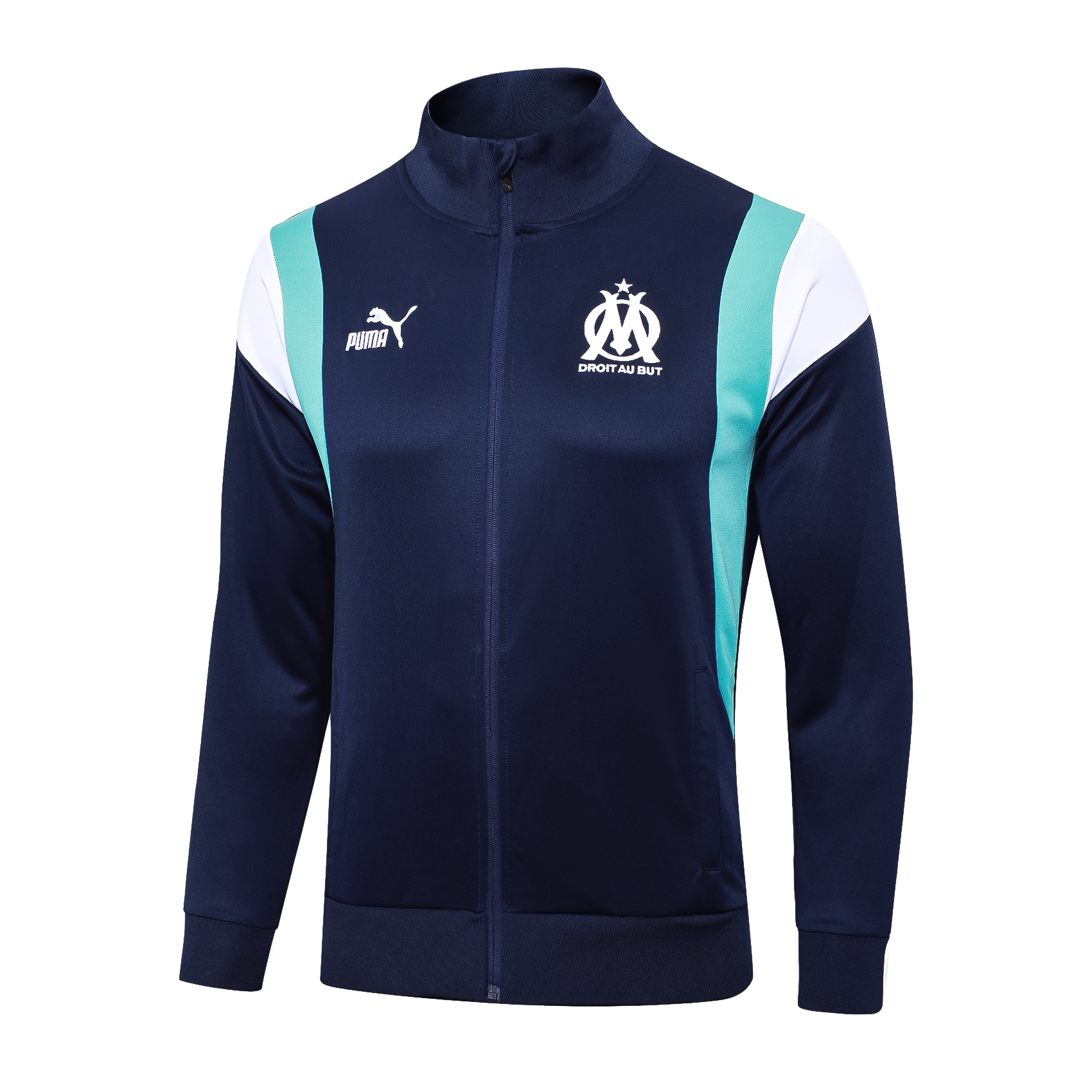Marseille 23-24 Jacket Training Tracksuit - Royal Blue