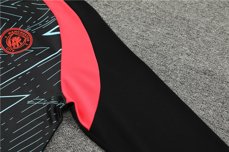 Manchester City 23-24 Long Sleeve Training Set -Black Camouflage