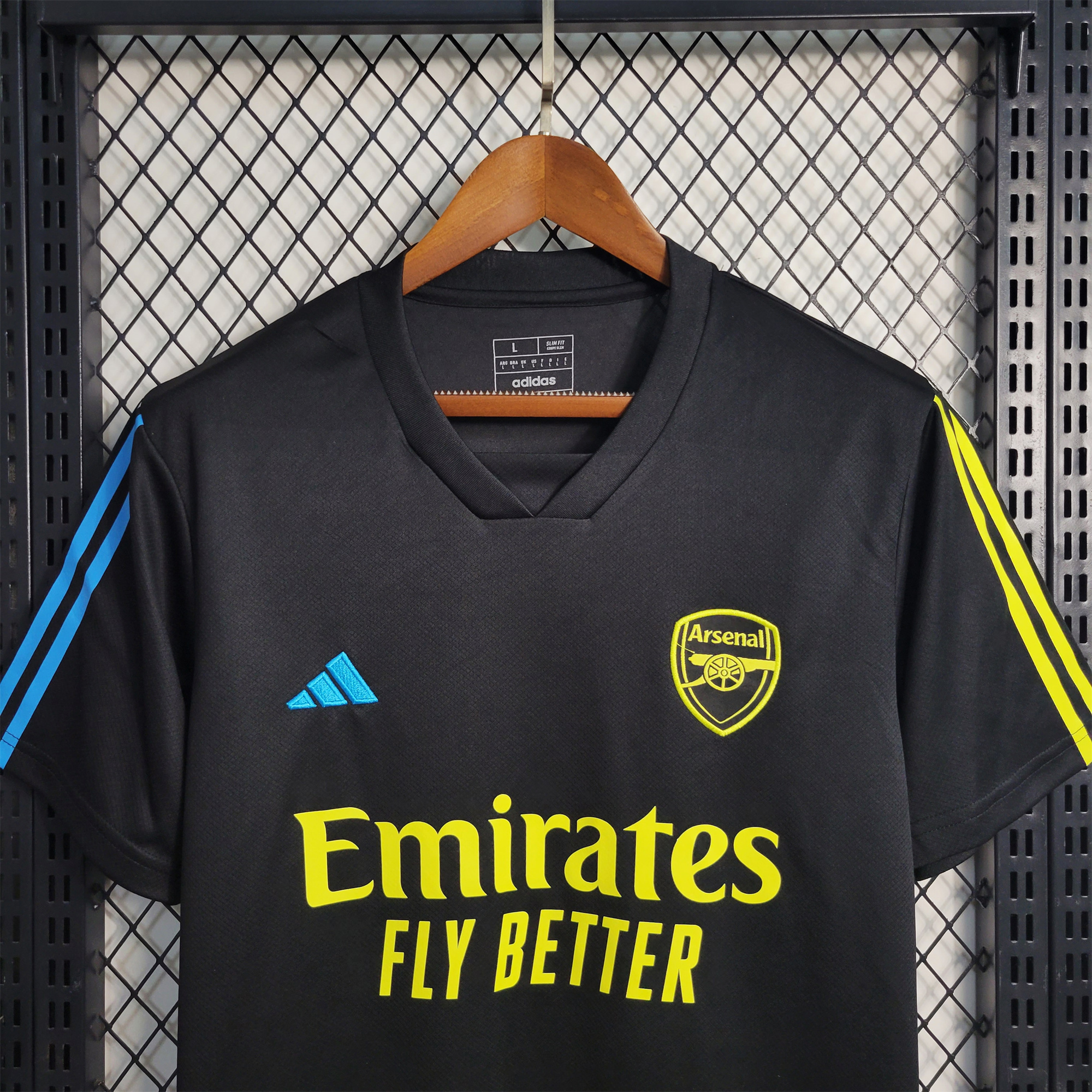 Arsenal Black 23/24 Training Shirt - Fans Version