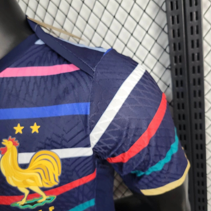 France 2024 Stripe Training Jersey - Player Version