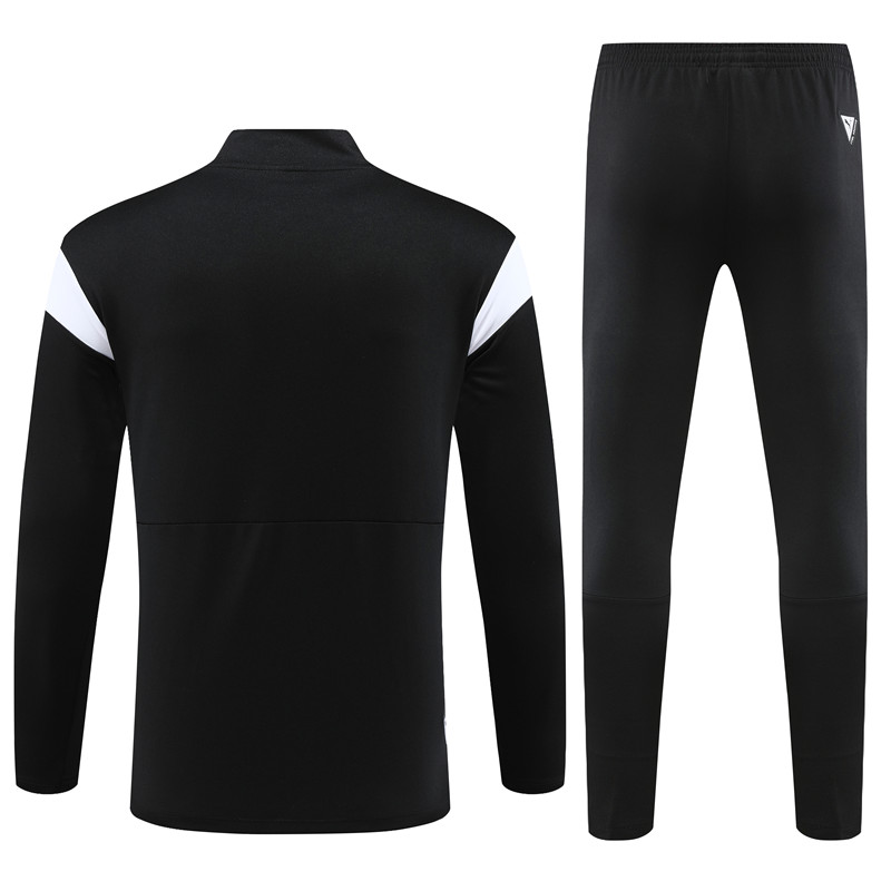 Marseille 23-24 Long Sleeve Training Set -Black and White