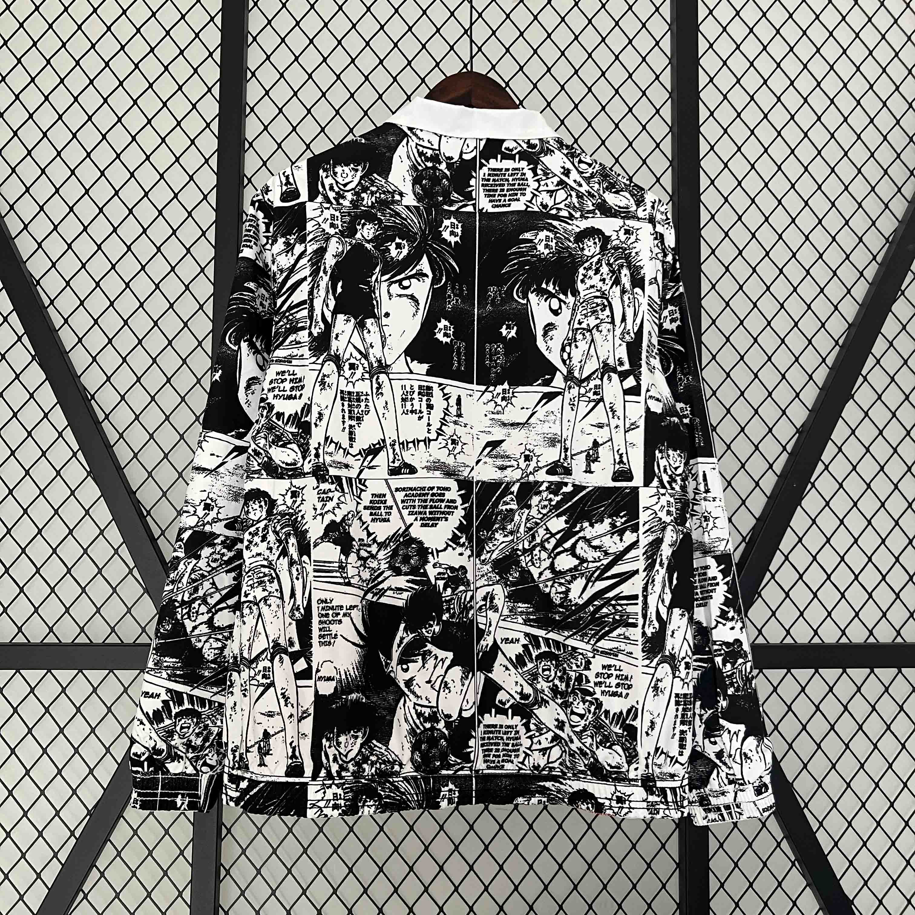 Japan 23-24 Double Sided Windbreaker - Black and Red Anime