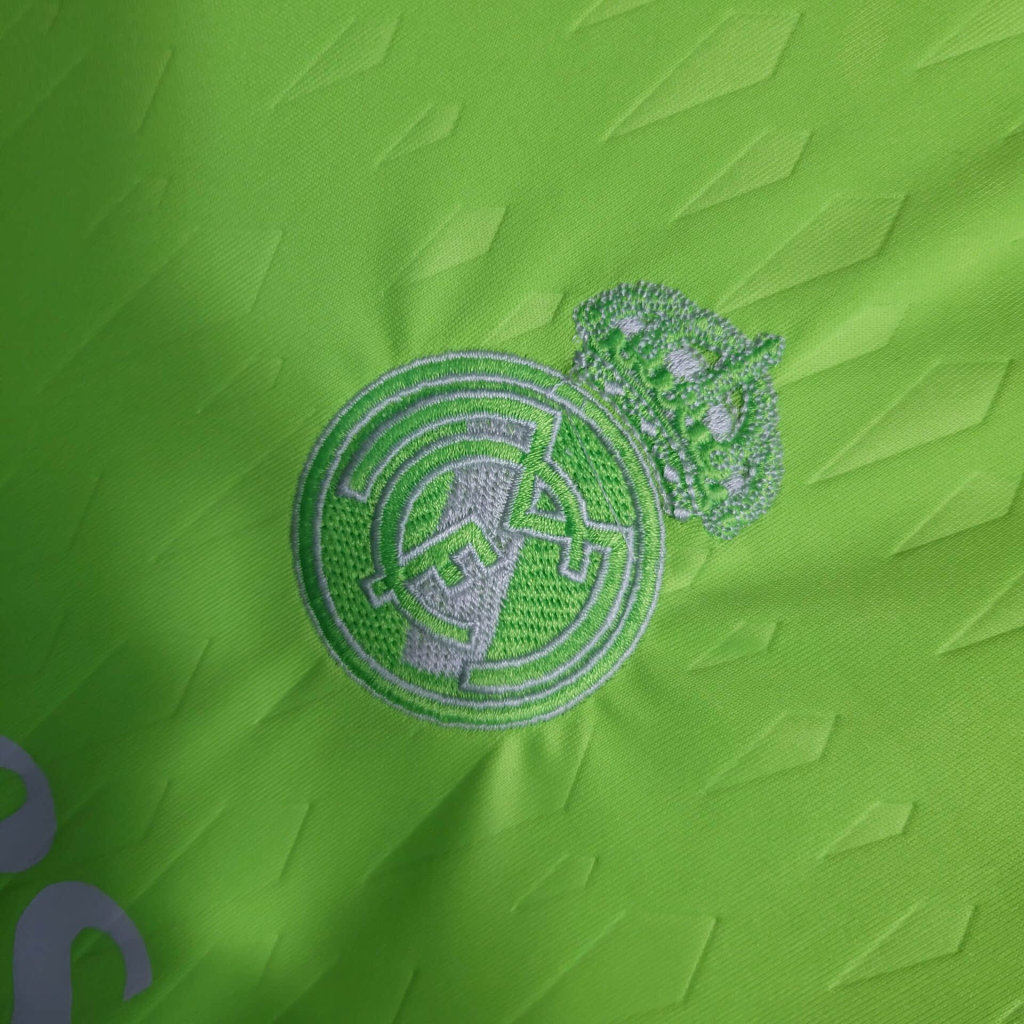 Real Madrid 23-24 Green Goalkeeper Kids Kit