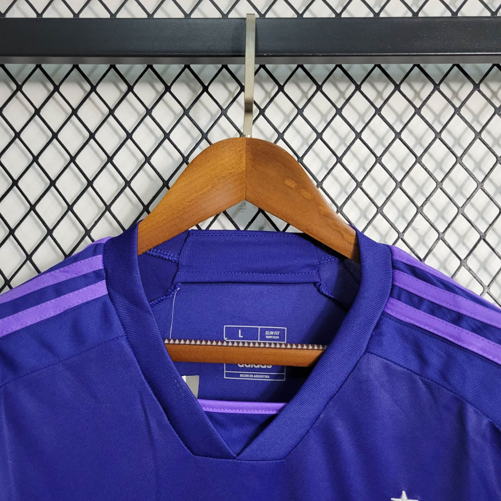 Argentina 3 Stars 22-23 Away Long Sleeve Jersey - Fans Version