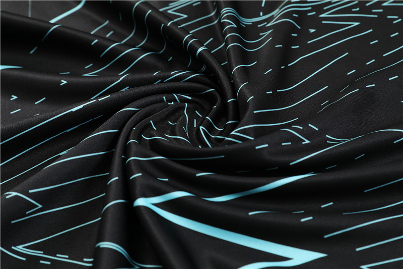 Manchester City23-24 Kids Long Sleeve Training Set Black Camouflage