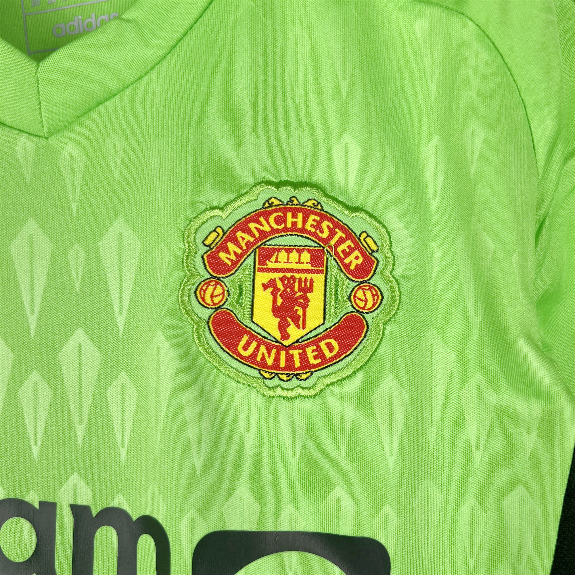 Manchester United 23-24 Green Goalkeeper Kids Kit