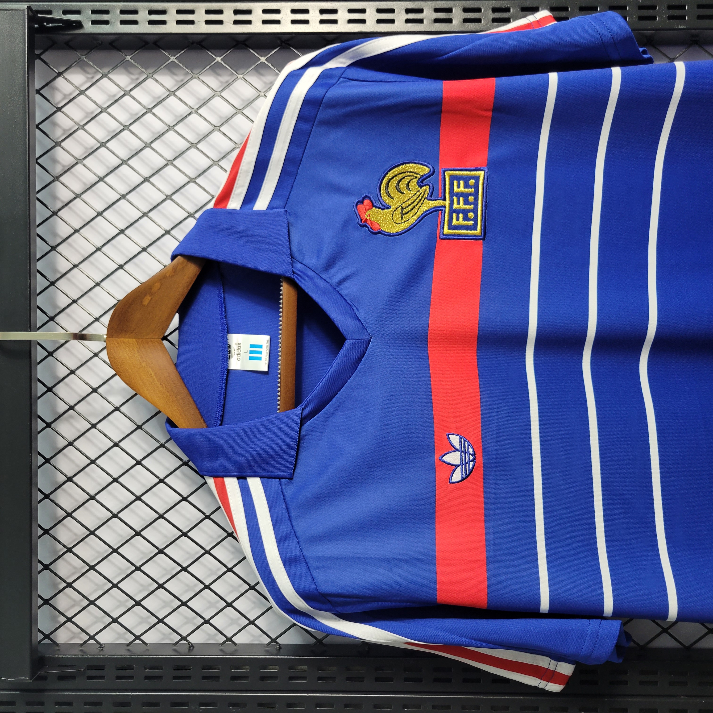 Retro France 1984 Home Stadium Jersey