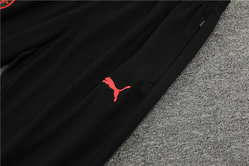 Manchester City23-24 Kids Long Sleeve Training Set Black Camouflage