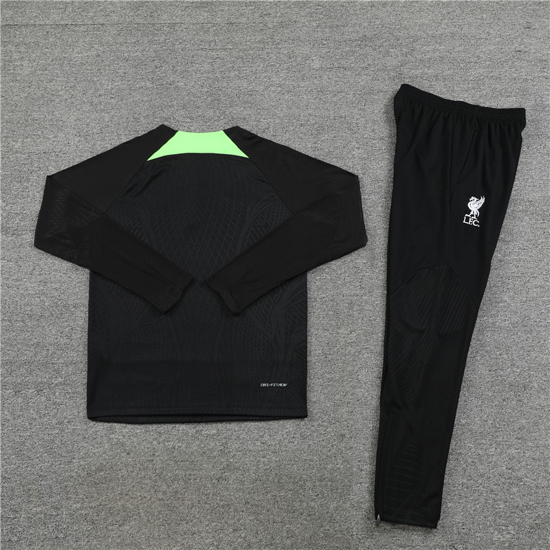 23-24 Liverpool Black Long Sleeve Training Set