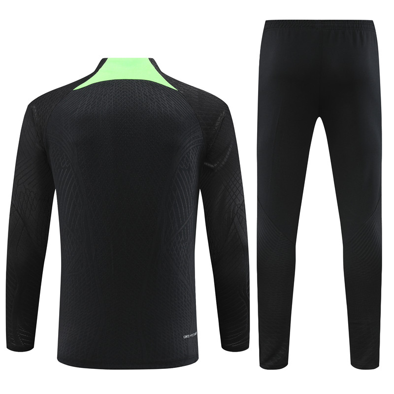 23-24 Liverpool Black Long Sleeve Training Set