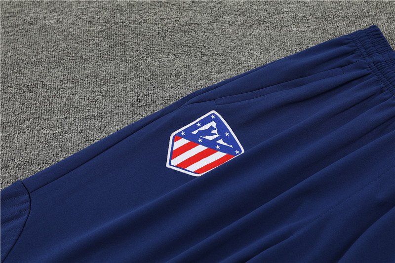 Atletico Madrid 23-24 Kids Long Sleeve Training Set Royal Blue