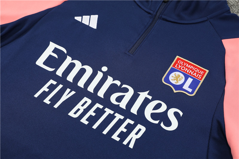 Lyon 23-24 Kids Long Sleeve Training Set Royal Blue
