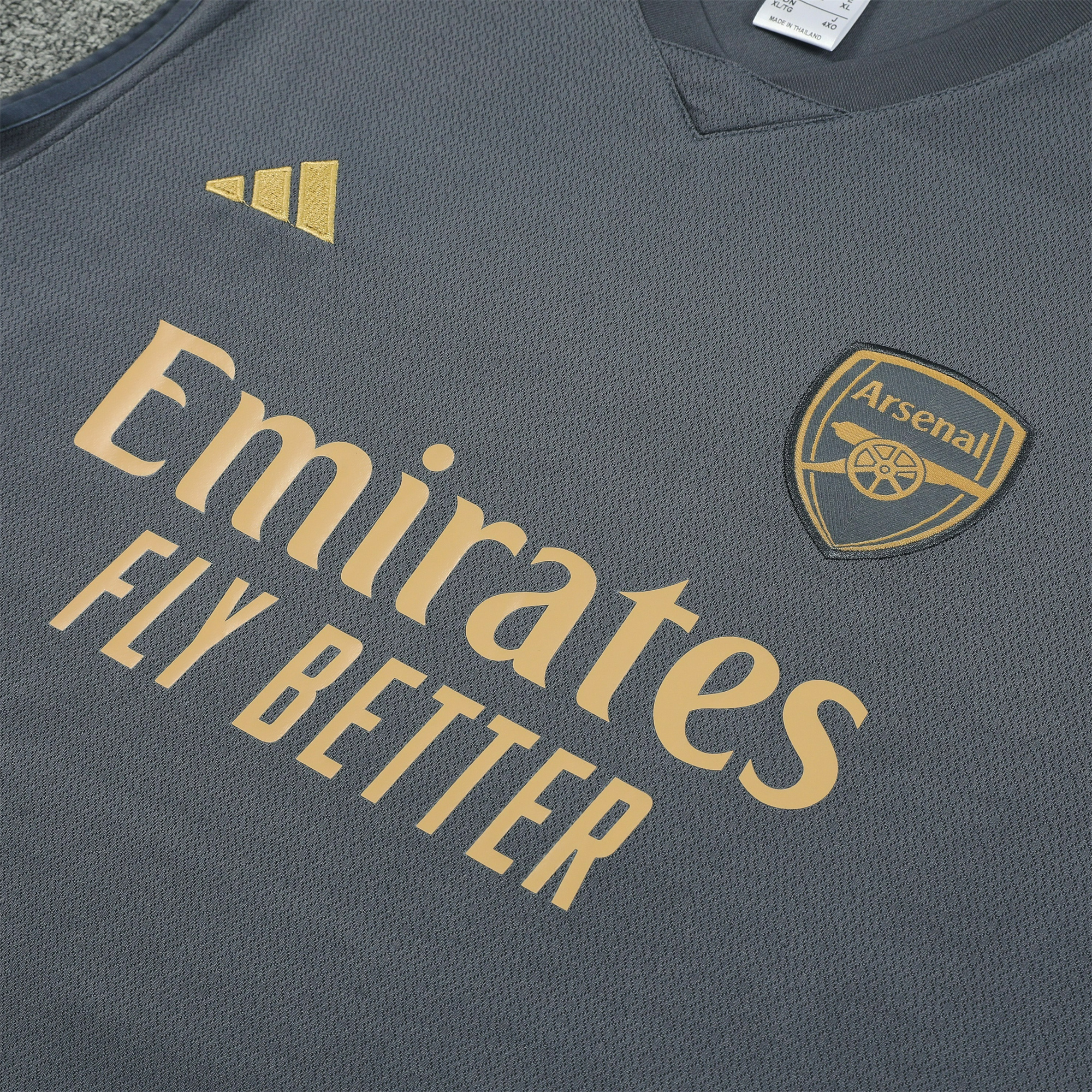 Arsenal 23-24 Player Vest Training Set Grey