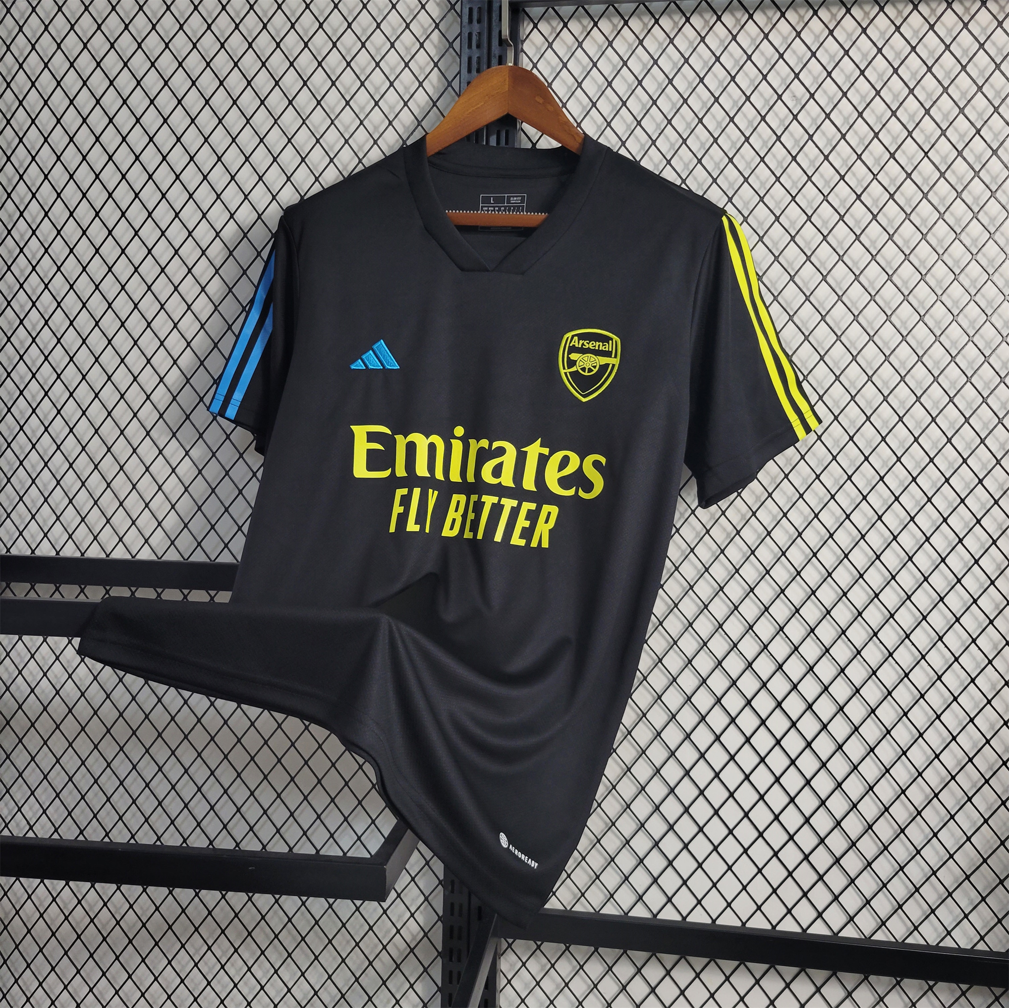 Arsenal Black 23/24 Training Shirt - Fans Version